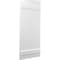 Ekena Millwork Americraft 6-Board (2 Batten) Wood Joined Board-n-Batten Shutters w/Ellipt Top, ARW101BE621X77WHH, PR ARW101BE621X77WHH - alternate 3